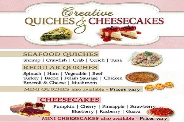Creative Quiches & Cheesecakes